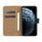 For iPhone 11 Pro 5.8-inch Genuine Leather + PC Phone Case Wallet Stand Full Protection Folio Flip Protective Cover - 5