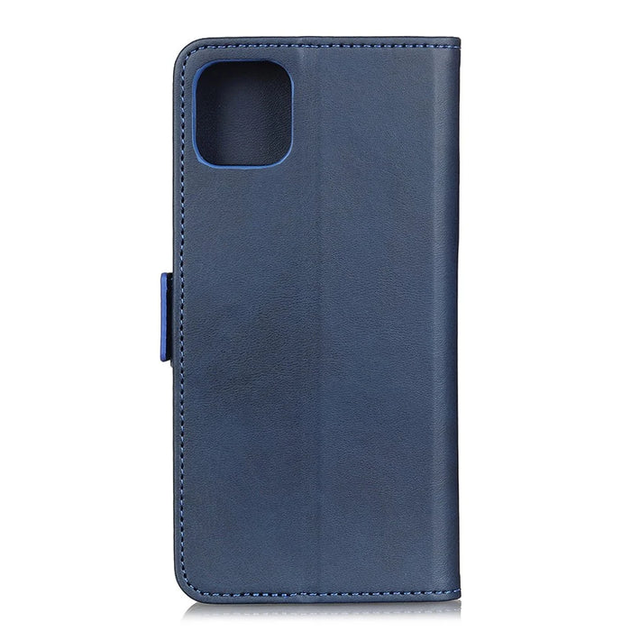 Wallet Stand Magnetic Closure Leather Shell for iPhone 11 6.1 inch - Blue - 3