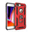 Hybrid PC TPU Kickstand Armor Style Phone Case for iPhone 6 Plus/7 Plus/8 Plus 5.5 inch - Red - 1