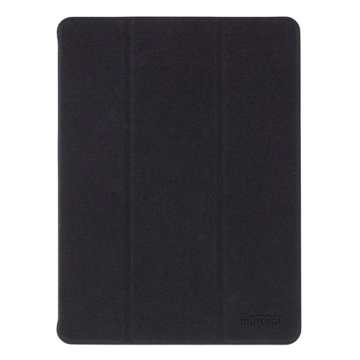 MUTURAL Auto Wake Sleep Stand Smart Leather Tablet Case for iPad 10.2 (2021)/(2020)/(2019) - Black - 2