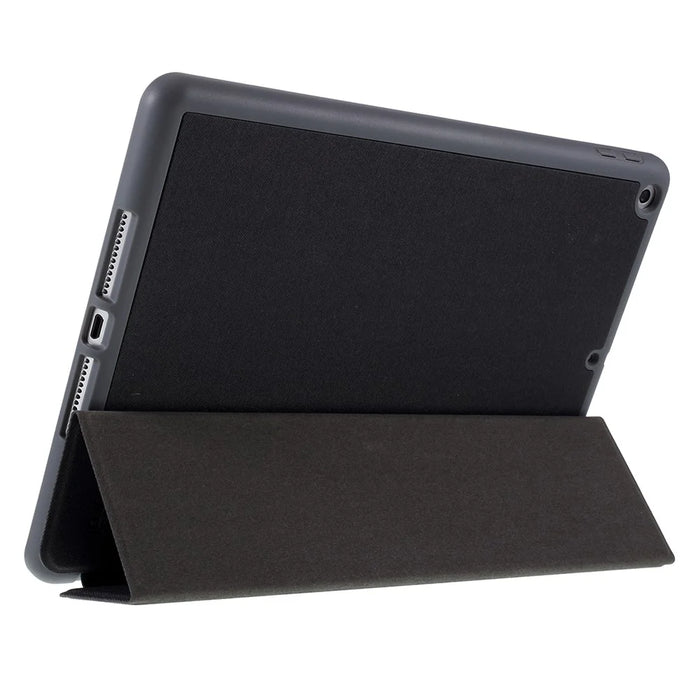 MUTURAL Auto Wake Sleep Stand Smart Leather Tablet Case for iPad 10.2 (2021)/(2020)/(2019) - Black - 7