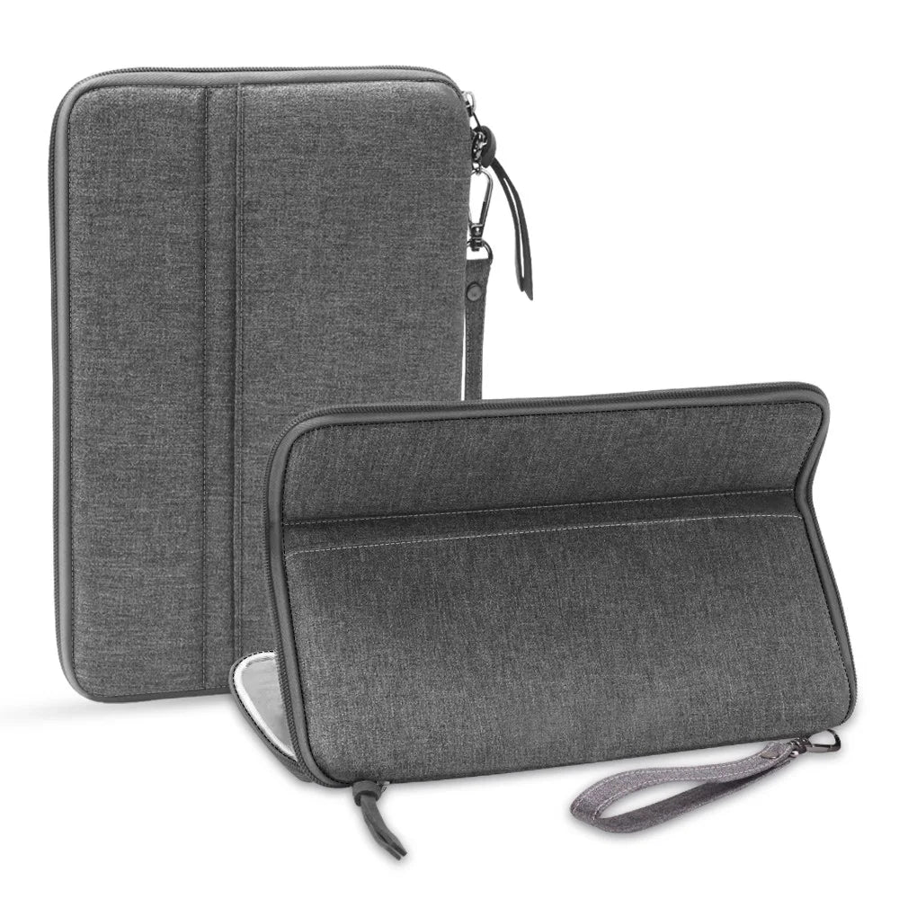 Stand Pouch for Apple iPad Air 11(2024) / Air (2022) / (2020) / 10.2 (2021) / (2020) / (2019) / iPad Pro 11 / iPad 9.7 2018 Suction Cup Bag - Grey - 2