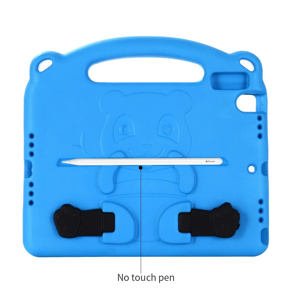 Panda Pattern EVA Shockproof Tablet Case with Kickstand for iPad 10.2 (2021)/(2020)/(2019) - Blue - 1