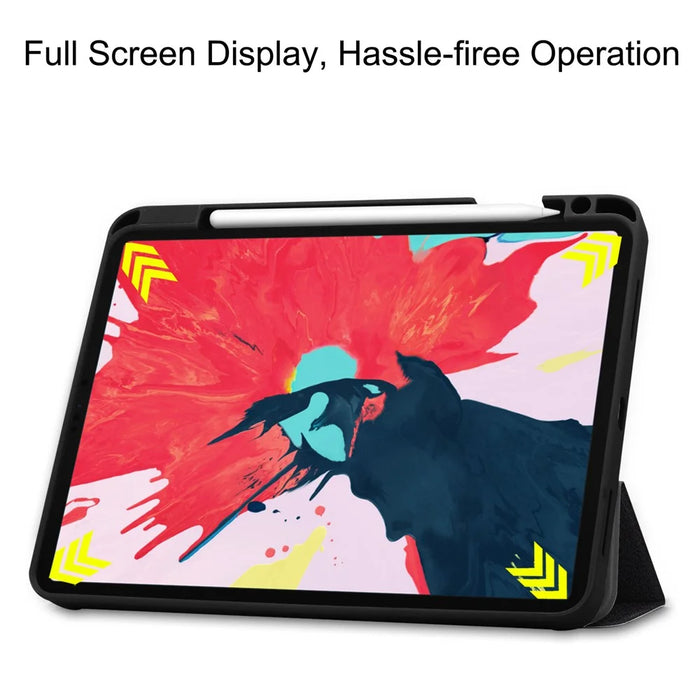 Pattern Printing Tri-Fold Stand Leather Special Case for iPad Pro 11-inch (2022) / (2021) / (2020) / (2018) - Don't Touch Me - 4