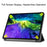 PU Leather Stable Tri-fold Stand Cover Hard Back Shell with Auto Sleep / Wake for iPad Pro 11-inch (2022) / (2021) / (2020) / (2018) - Black - 4