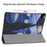 Printing Surface Tri-fold Stand Leather Smart Case for iPad Pro 11-inch (2022) / (2021) / (2020) / (2018) Tablet Cover - Painting Galaxy - 5