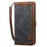 Vintage Splicing Style Wallet Stand Leather Phone Shell for iPhone 7 Plus/8 Plus 5.5 inch -  Grey - 4