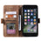 Vintage Splicing Style Wallet Stand Leather Phone Shell for iPhone 7 Plus/8 Plus 5.5 inch -  Grey - 6