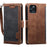Retro Splicing Leather Covering for iPhone 11 Pro 5.8 inch - Grey - 2