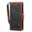 Retro Splicing Leather Covering for iPhone 11 Pro 5.8 inch - Grey - 4