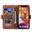 Retro Splicing Leather Covering for iPhone 11 Pro 5.8 inch - Grey - 6
