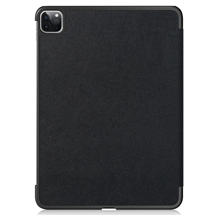 PU Leather Tri-Fold Stand Tablet Case for iPad Air 11 (2026) / (2025) / (2024) / Air (2020) / Air (2022) / Pro 11-inch (2022) / (2021) / (2020) - Black - 3