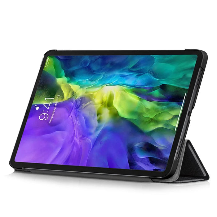 PU Leather Tri-Fold Stand Tablet Case for iPad Air 11 (2026) / (2025) / (2024) / Air (2020) / Air (2022) / Pro 11-inch (2022) / (2021) / (2020) - Black - 6