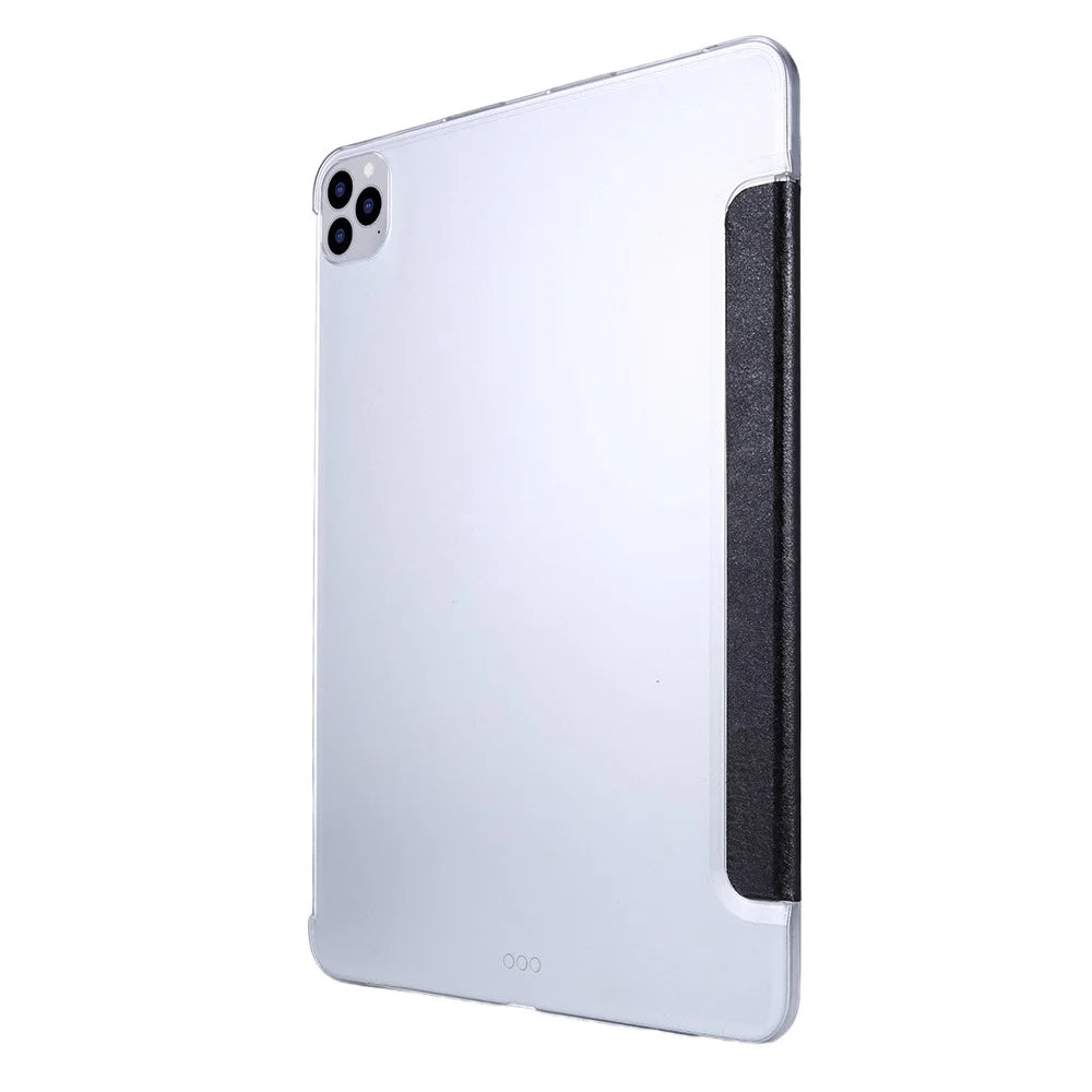 Silk Texture Stand PU Leather Tablet Case for iPad Air 11 (2026) / (2025) / (2024) / Air (2020) (2022) / Pro 11 (2022) (2021) (2020) (2018) - Black - 3