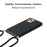 For iPhone 11 Pro 5.8 inch Eco-Friendly Natural Wheat Straw + TPU Soft Phone Cover with Multi-function Strap - Black - 2