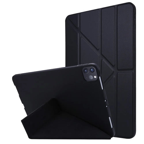 Origami Stand Leather Smart Case for iPad Pro 11-inch (2020) / (2022) / (2021) - Black - 1