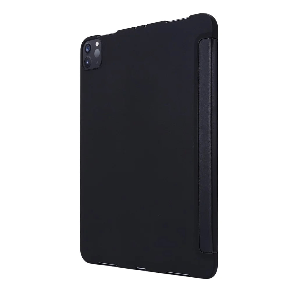 Tri-fold Smart Folio Leather Tablet Cover for iPad Pro 11-inch (2020) / (2022) / (2021) - Black - 3