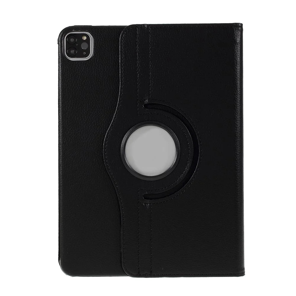 Litchi Skin Stand Cover for iPad Air 11 (2026) / (2025) / (2024) / Air (2020) (2022) / Pro 11 (2022) (2021) (2020) (2018)  - Black - 5