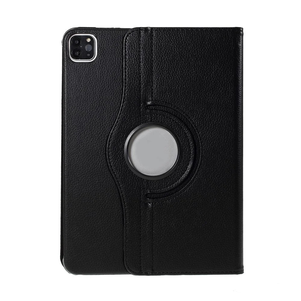 Litchi Skin Stand Cover for iPad Air 11 (2026) / (2025) / (2024) / Air (2020) (2022) / Pro 11 (2022) (2021) (2020) (2018)  - Black - 6