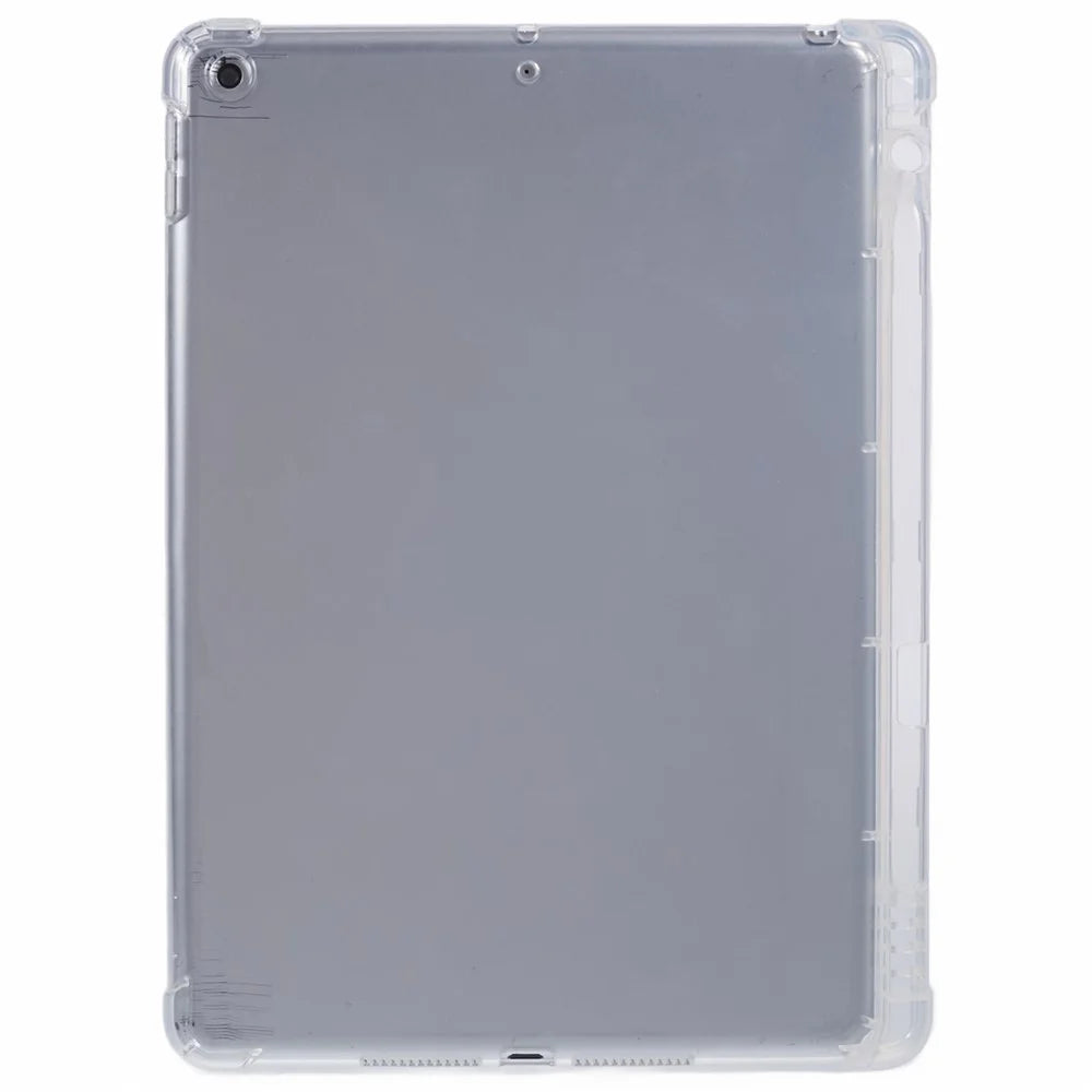 Shockproof Clear TPU Tablet Case with Stylus Pen Slot for Apple iPad 10.2 (2021)/(2020)/(2019) - 1