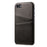 for iPhone 8 / 7 / SE (2020) / SE (2022) 4.7 inch PU Leather Coated PC Case with Dual Card Slots - Black - 5