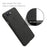 Cloth Texture Hard Plastic Case for iPhone SE (2020) / SE (2022) / 7 / 8 4.7 inch - Black - 4