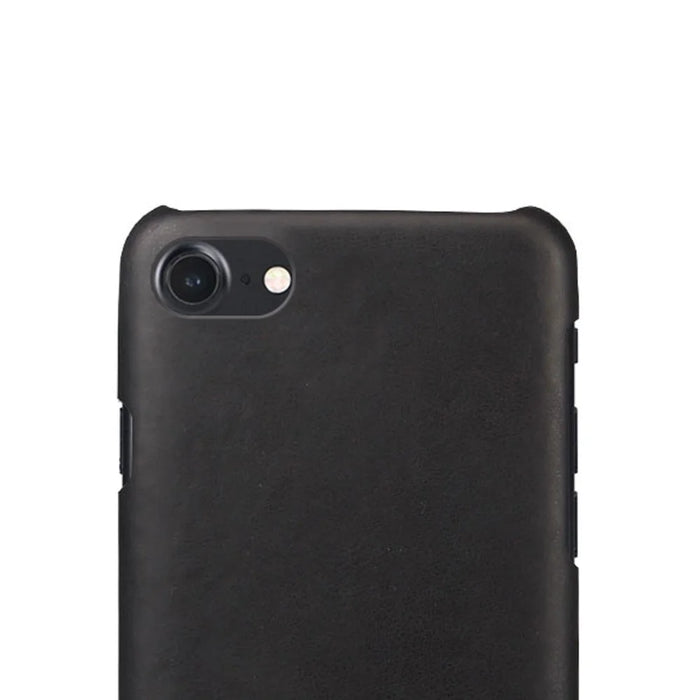 Crazy Horse PU Leather Coated Hard PC Case for iPhone SE (2020) / SE (2022) / 7 / 8 4.7 inch - Black - 3