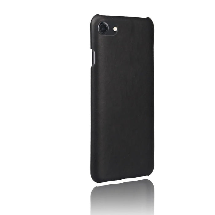 Crazy Horse PU Leather Coated Hard PC Case for iPhone SE (2020) / SE (2022) / 7 / 8 4.7 inch - Black - 4