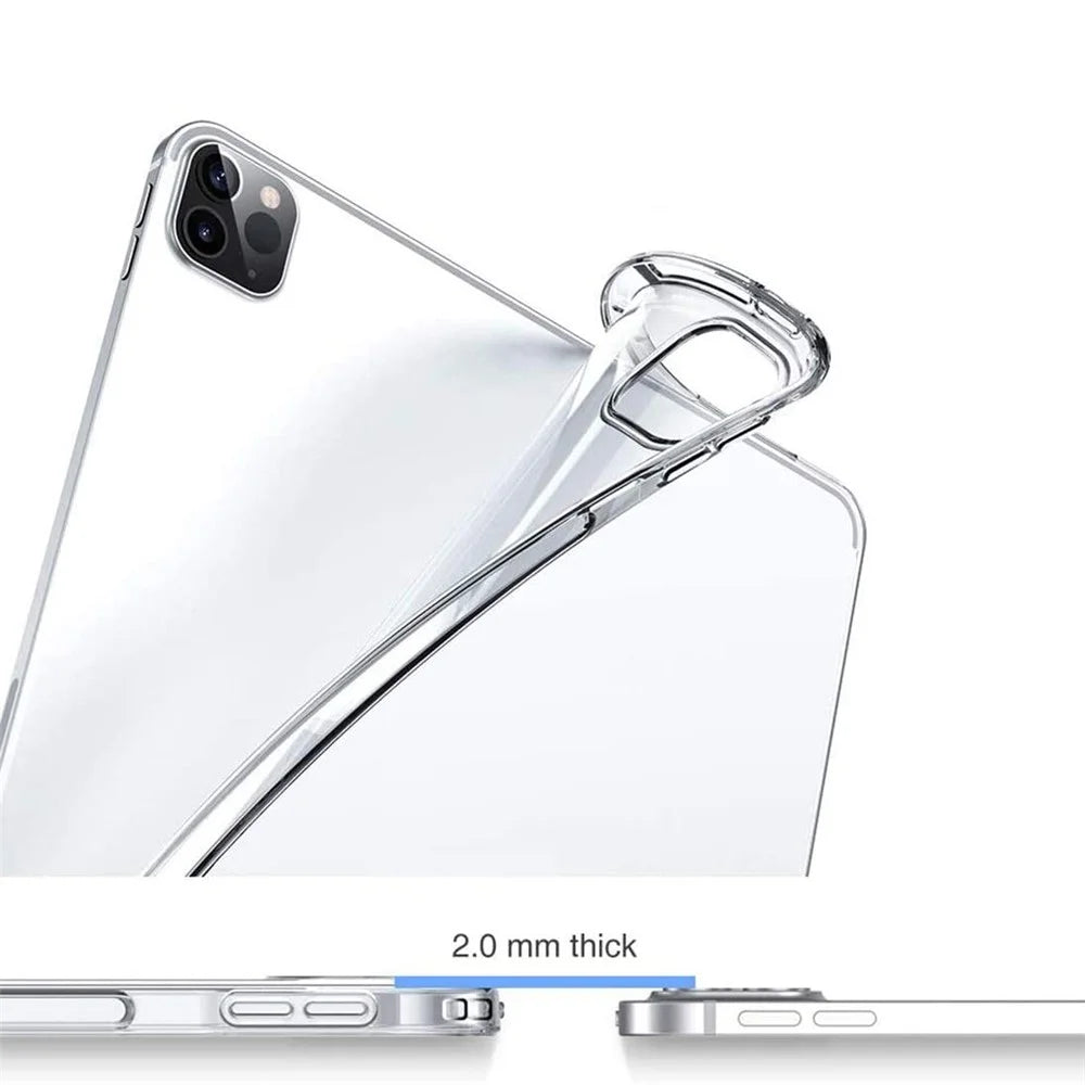 Clear Shock Absorption TPU Cell Phone Cover for iPad Pro 12.9 (2022) (2021) (2020) - 3