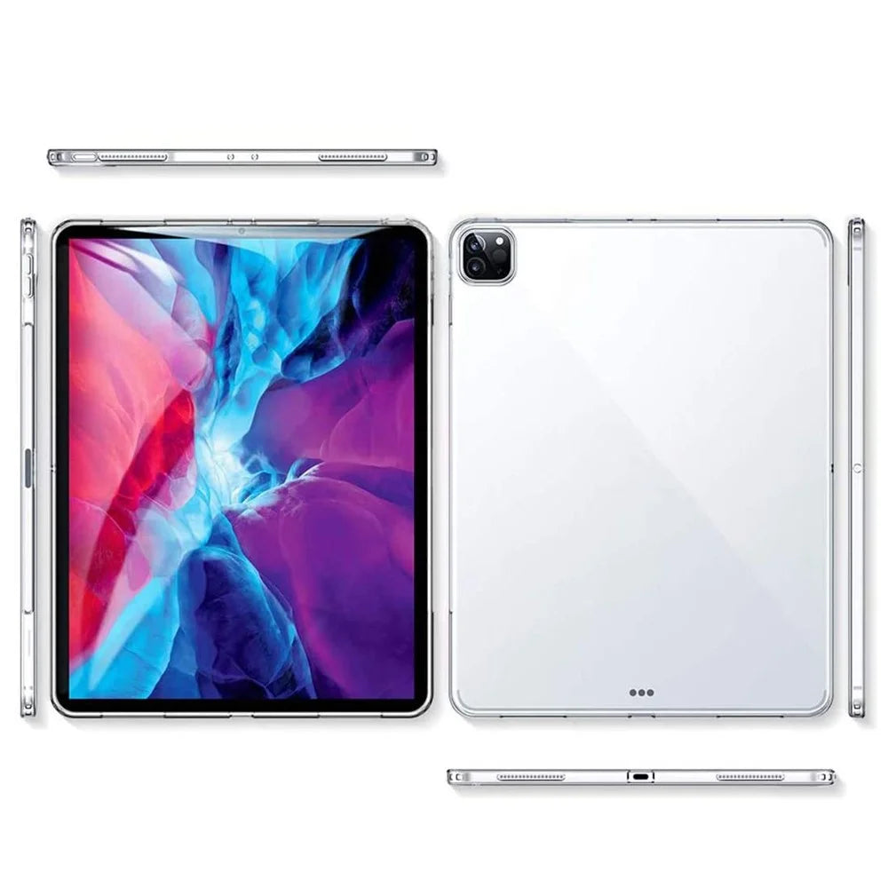 Clear Shock Absorption TPU Cell Phone Cover for iPad Pro 12.9 (2022) (2021) (2020) - 4