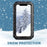 Waterproof PC+Metal+Tempered Glass Shell for iPhone 11 6.1 inch - Black - 5