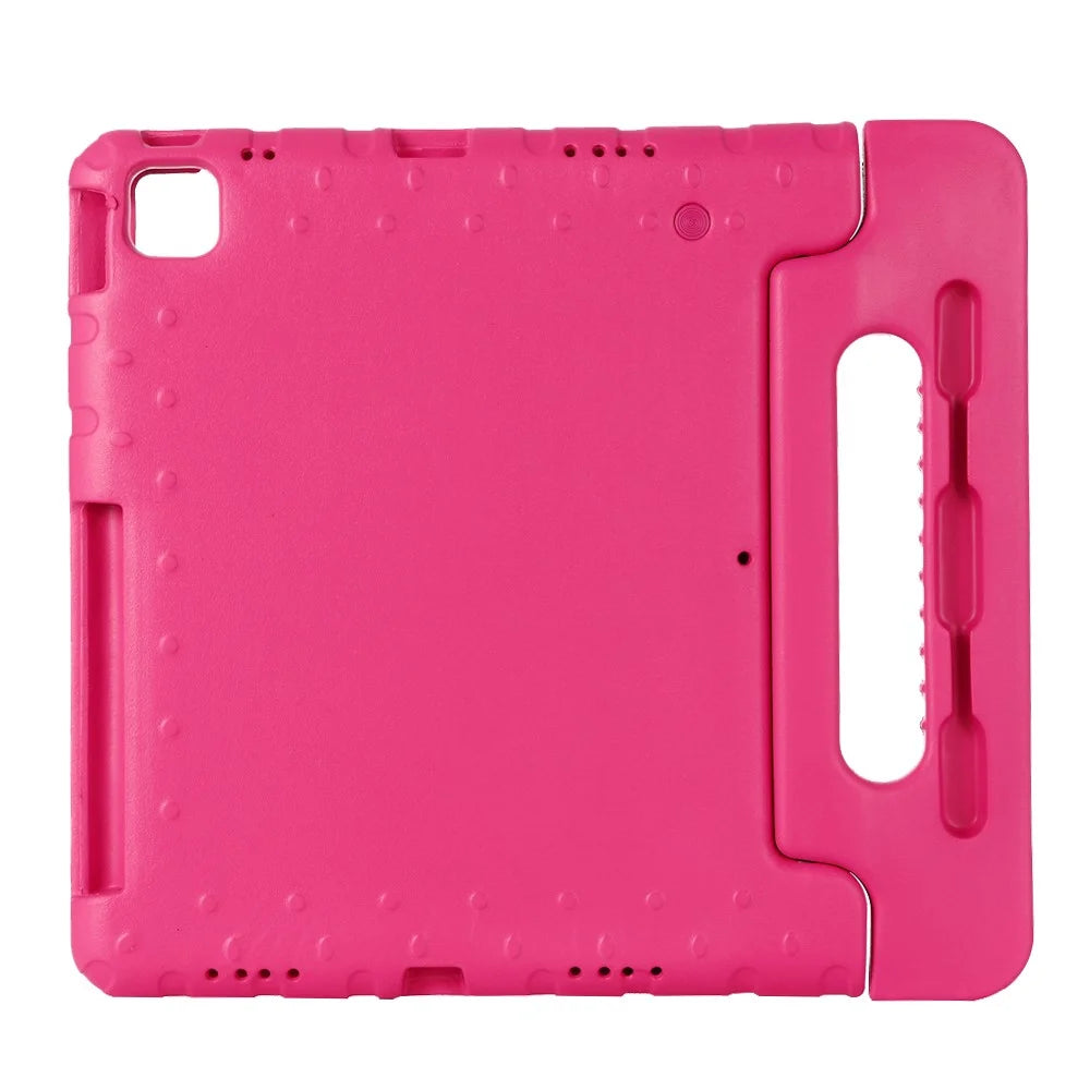 Drop-proof Kids Safe EVA Foam Case with Kickstand for iPad Pro 12.9 (2022) (2021) (2020) - Rose - 1