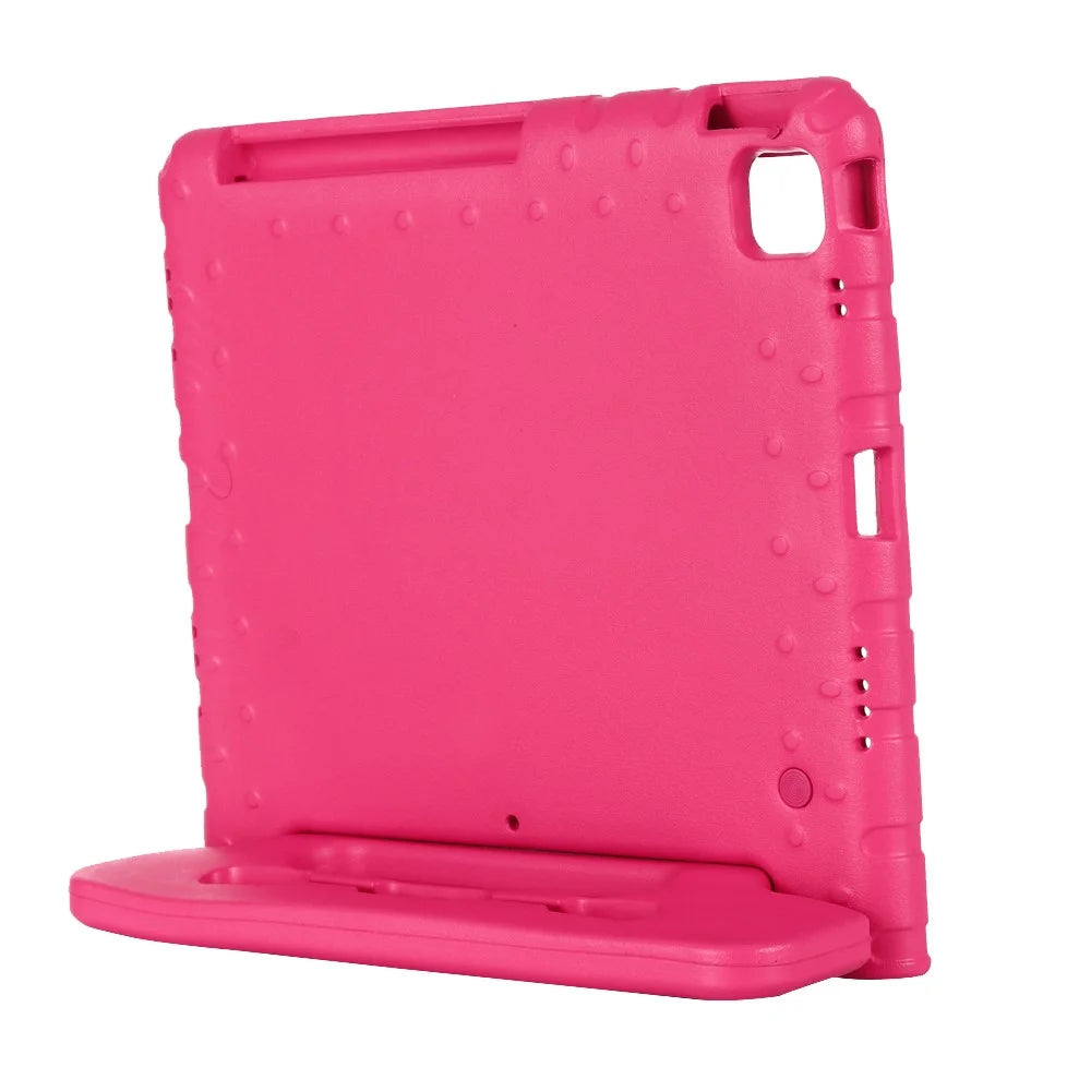 Drop-proof Kids Safe EVA Foam Case with Kickstand for iPad Pro 12.9 (2022) (2021) (2020) - Rose - 2