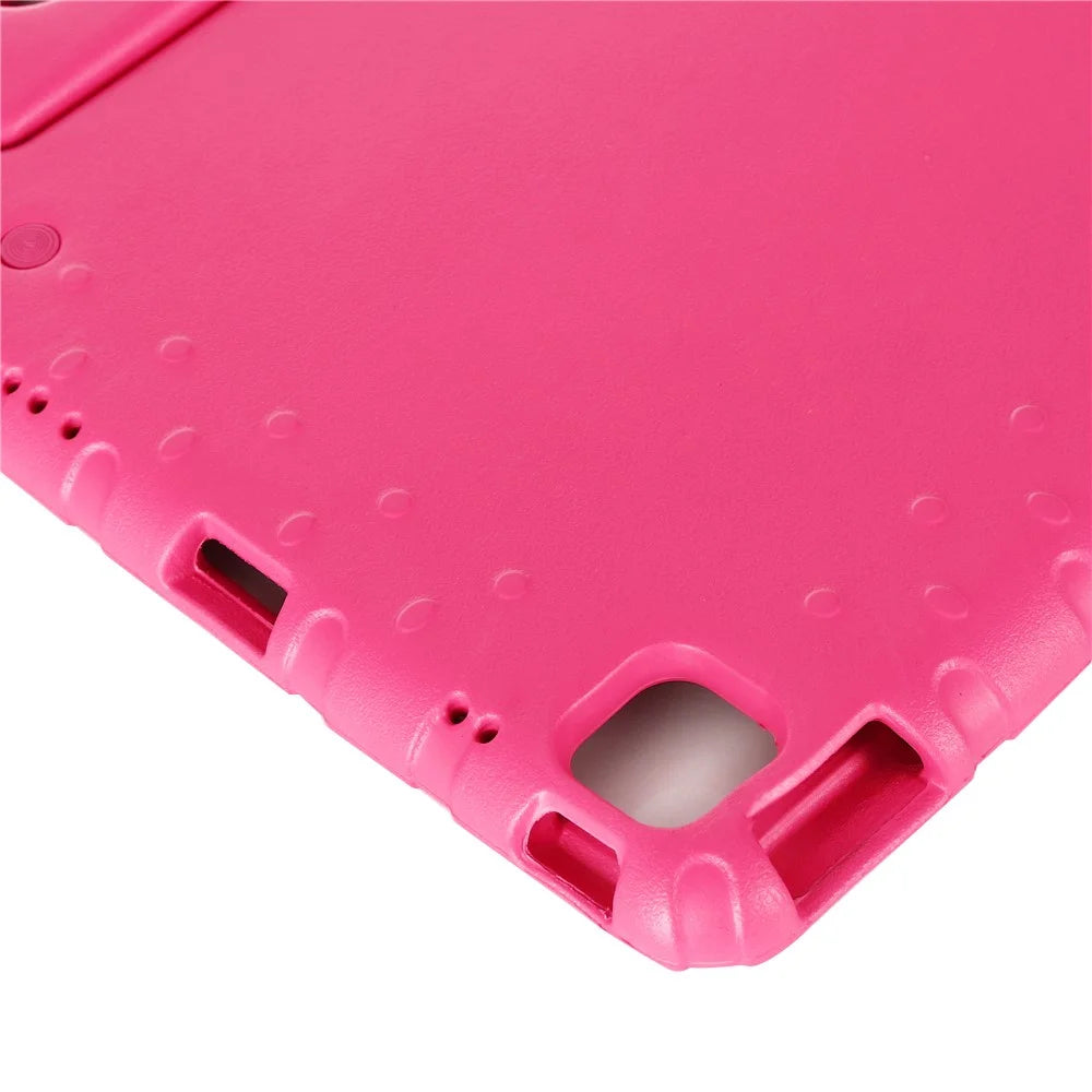 Drop-proof Kids Safe EVA Foam Case with Kickstand for iPad Pro 12.9 (2022) (2021) (2020) - Rose - 4