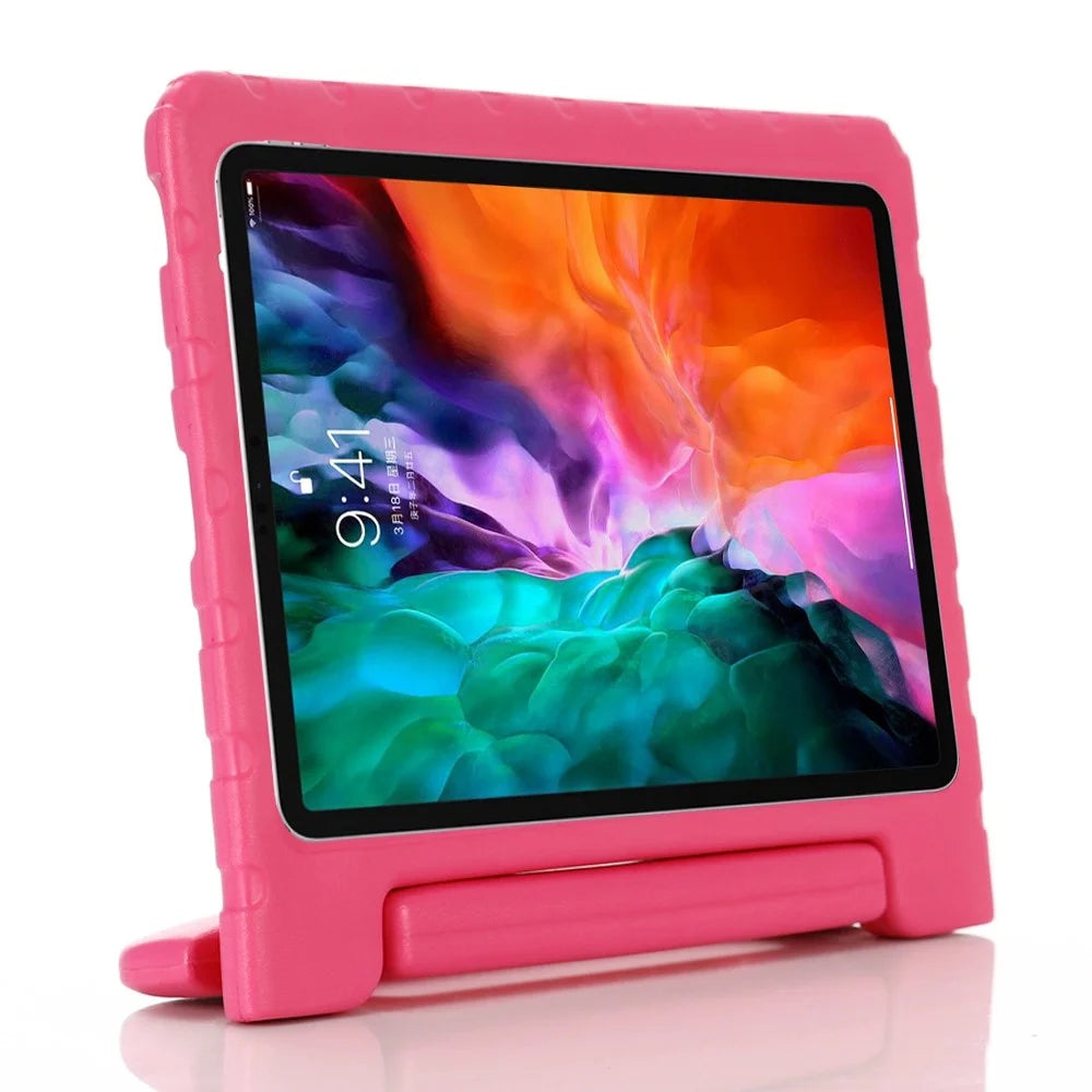 Drop-proof Kids Safe EVA Foam Shell Case with Kickstand for iPad Air (2020) / Air (2022) / Pro 11-inch (2022) / (2021) / (2020) - Rose - 7