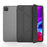 For iPad Pro 11-inch (2022) / (2021)(2020) Tri-fold Stand Leather Protective Tablet Cover Case - Black - 1