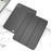For iPad Pro 11 (2022) / (2021) / (2020) Tri-fold Stand Protective Cover Smart Wake / Sleep TPU Leather Tablet Case - Black - 2
