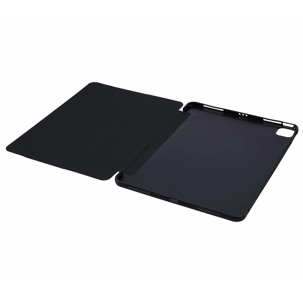 Tri-Fold Stand Smart Wake / Sleep TPU Leather Tablet Cover for iPad Air 13 (2026) / (2025) / (2024) / Pro 12.9 (2022) (2021) (2020) - Black - 4