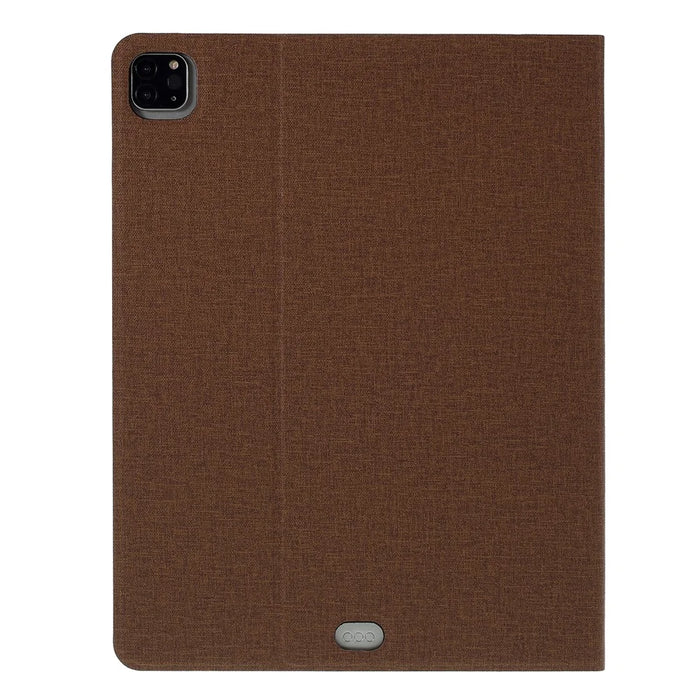 Cloth Texture PU Leather Stand Tablet Cover for iPad Pro 12.9 (2022) / (2021) / (2020) / (2018) - Coffee - 3