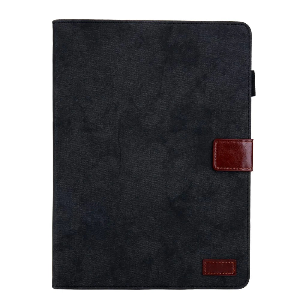 For iPad Air 11 (2026) / (2025) / (2024) / Air (2020) / Air (2022) / Pro 11-inch (2022) / (2021) / (2020)(2018) Leather Stand Case Card Holder - Black - 1