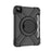 For Apple iPad Air (2020) / Air (2022) / Pro 11-inch (2022) / (2021) / (2020) 360-degree Swivel Kickstand PC + TPU Hybrid Tablet Case - Black - 1