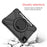 For Apple iPad Air (2020) / Air (2022) / Pro 11-inch (2022) / (2021) / (2020) 360-degree Swivel Kickstand PC + TPU Hybrid Tablet Case - Black - 2