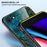 Marble Grain Pattern Tempered Glass PC + TPU Combo Case for iPhone SE (2nd Generation) - Emerald - 7