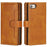 Shockproof Split Leather Phone Cover Cellphone Protection Case With Multiple Card Slots for iPhone 8 / 7 / SE (2022)/SE (2020) - Brown - 2