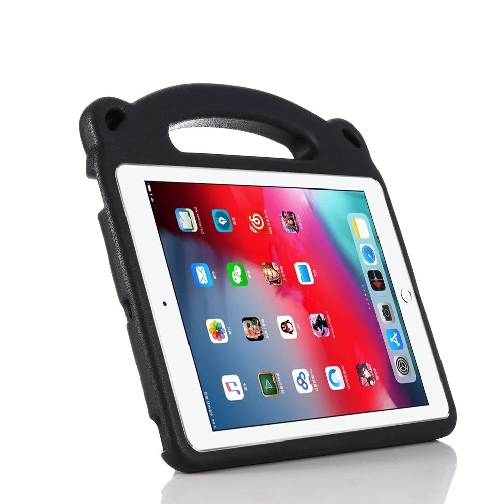 Panda Imprint EVA Shockproof Tablet Cover with Kickstand for iPad 9.7-inch (2018)/(2017)/iPad Air (2013)/iPad Air 2 - Black - 4