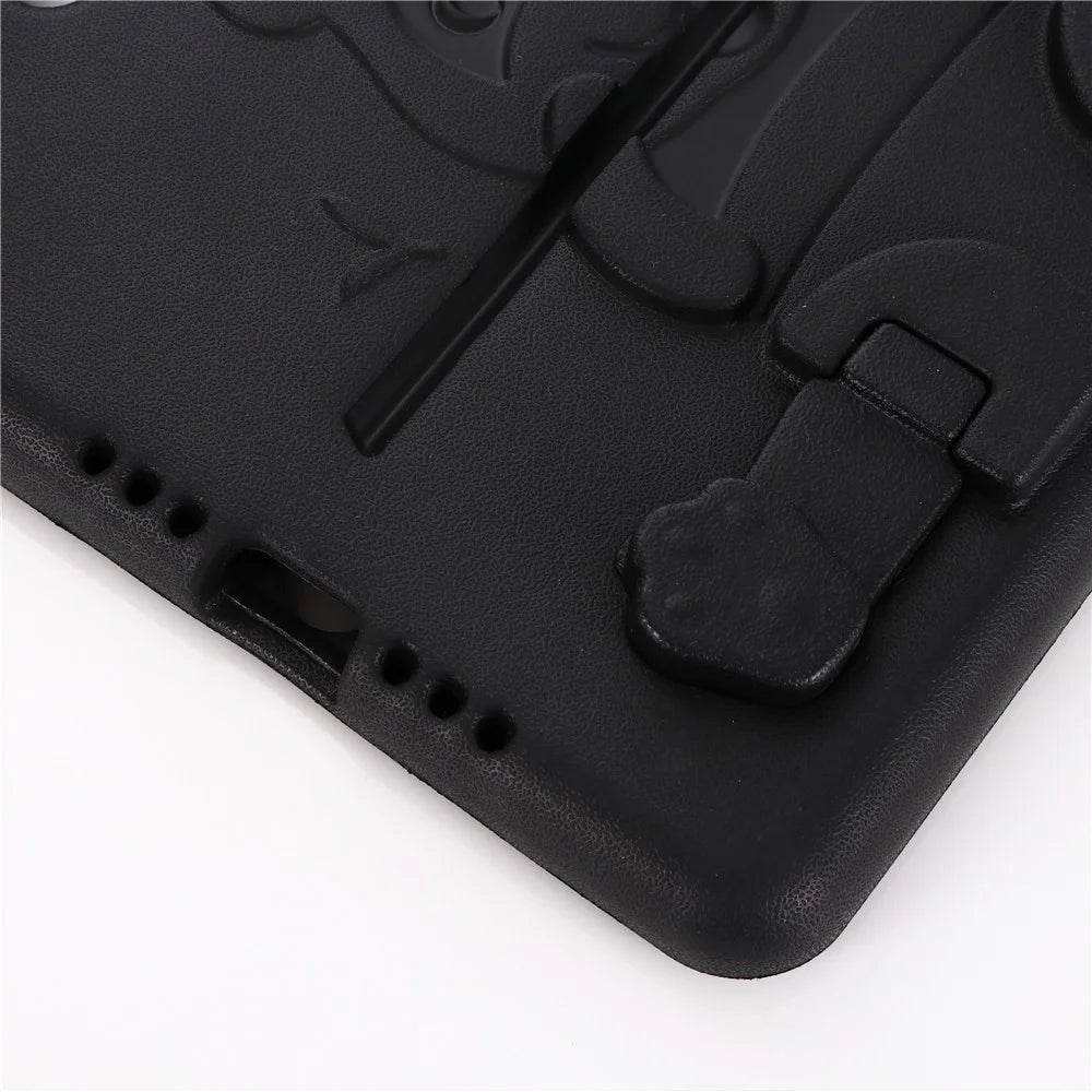 Panda Imprint EVA Shockproof Tablet Cover with Kickstand for iPad 9.7-inch (2018)/(2017)/iPad Air (2013)/iPad Air 2 - Black - 7