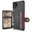 Leather Coated TPU Case with Wallet Kickstand Built-in Magnetic Sheet for iPhone 11 Pro Max 6.5 inch - Black - 3