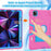 For iPad Pro 11-inch (2022) / (2021) / (2020) Shockproof TPU + PC Cover with Kickstand - Rose / Blue - 2