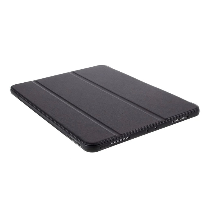 For iPad Pro 11-inch (2022) / (2021) / (2020) Tri-fold Leather Stand Case - Black - 4