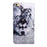 Light Spot Decor Pattern Printing Leather Phone Case for Apple iPhone SE (2022)/SE (2020)/8/7 4.7 inch - Grey Wolf - 3